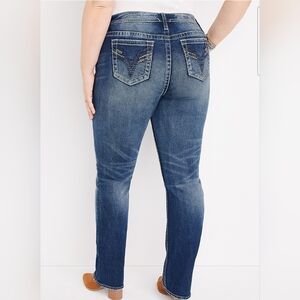 Plus Size Vigoss® Slim Boot Heritage Mid Rise Jean